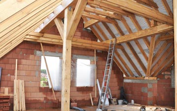 White Roding Or White Roothing attic trusses